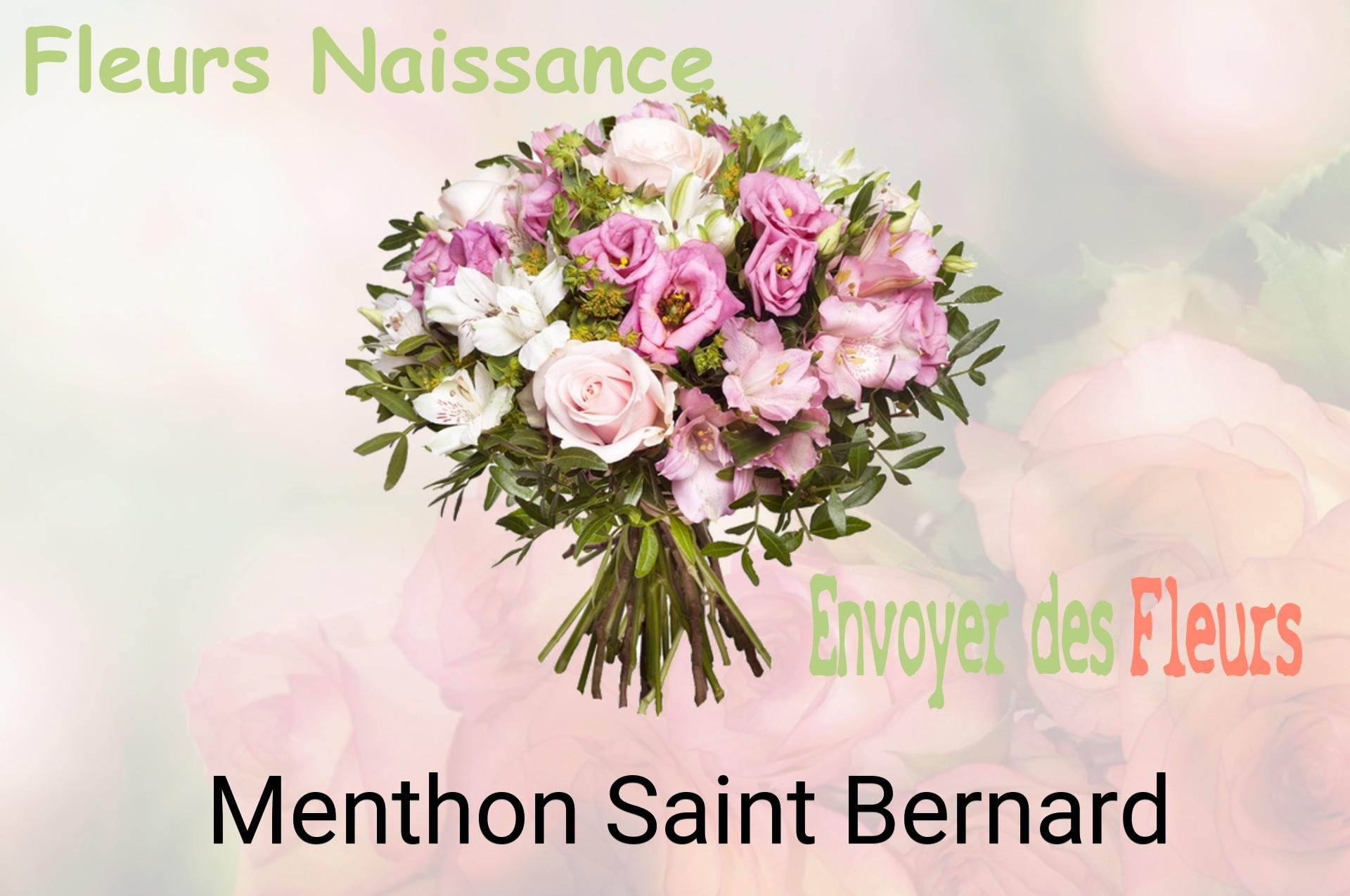 Bouquet de fleurs de naissance livré à Menthon-Saint-Bernard